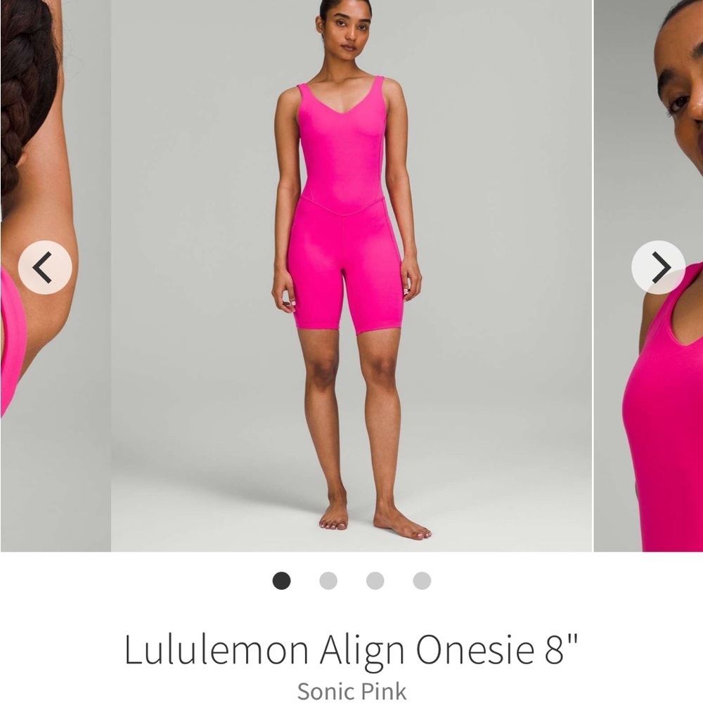 Lululemon Align Onesie 8"
Sonic Pink size 6